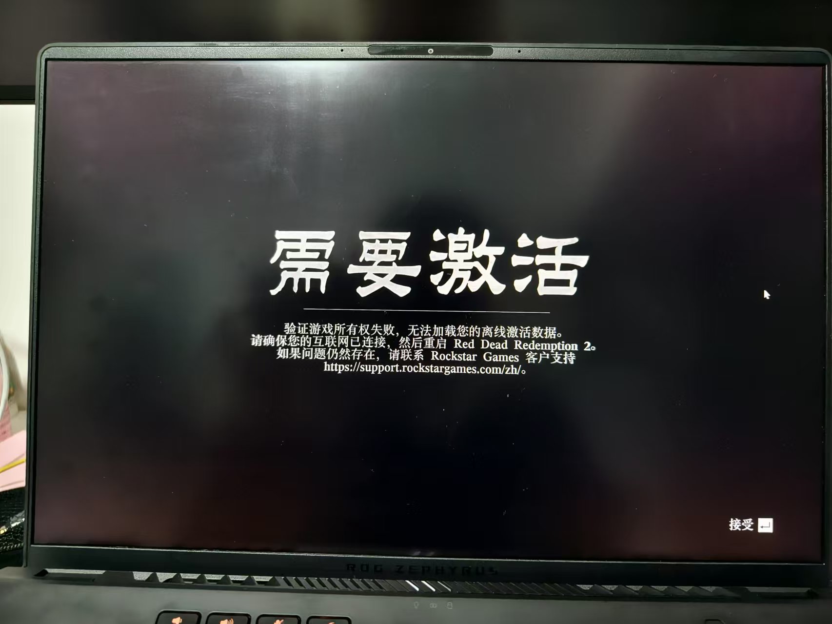 Gamebox下载荒野大镖客2联网验证失败
